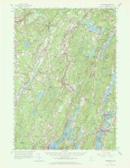 Wiscasset, Maine 1957 (1972) USGS Old Topo Map Reprint 15x15 ME Quad 306854