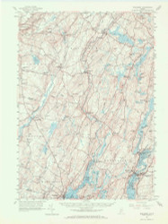 Wiscasset, Maine 1957 (1972) USGS Old Topo Map Reprint 15x15 ME Quad 306855