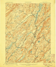 Franklin Furnace, New Jersey 1903 (1907) USGS Old Topo Map 15x15 NJ Quad