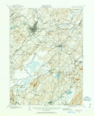 Goshen, New Jersey 1906 (1963) USGS Old Topo Map 15x15 NJ Quad