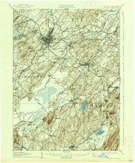 Goshen, New Jersey 1908 (1938) USGS Old Topo Map 15x15 NJ Quad