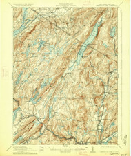 Greenwood Lake, New Jersey 1910 (1927) USGS Old Topo Map 15x15 NJ Quad