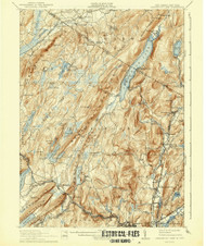 Greenwood Lake, New Jersey 1910 (1942) A USGS Old Topo Map 15x15 NJ Quad