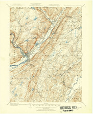 Port Jervis, New Jersey 1906 (1956) USGS Old Topo Map 15x15 NJ Quad