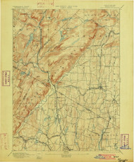 Ramapo, New Jersey 1893 (1902) USGS Old Topo Map 15x15 NJ Quad