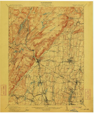 Ramapo, New Jersey 1910 (1912) USGS Old Topo Map 15x15 NJ Quad