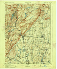 Ramapo, New Jersey 1910 (1927) USGS Old Topo Map 15x15 NJ Quad