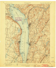 Tarrytown, New Jersey 1902 (1903) USGS Old Topo Map 15x15 NJ Quad
