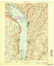 Tarrytown, New Jersey 1902 (1905) USGS Old Topo Map 15x15 NJ Quad
