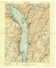 Tarrytown, New Jersey 1902 (1928) USGS Old Topo Map 15x15 NJ Quad