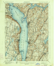 Tarrytown, New Jersey 1902 (1934) USGS Old Topo Map 15x15 NJ Quad