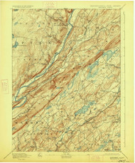 Wallpack, New Jersey 1893 (1927) USGS Old Topo Map 15x15 NJ Quad