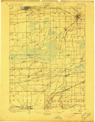 Albion, NY 1897 (1897) USGS Old Topo Map 15x15 NY Quad