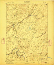Antwerp, NY 1911 (1911) USGS Old Topo Map 15x15 NY Quad