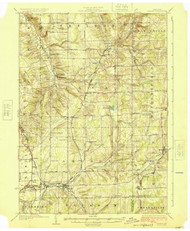 Arcade, NY 1925 (1925) USGS Old Topo Map 15x15 NY Quad