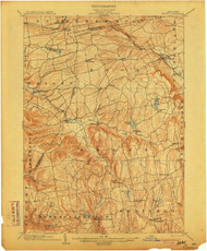 Berne, NY 1903 (1903) USGS Old Topo Map 15x15 NY Quad