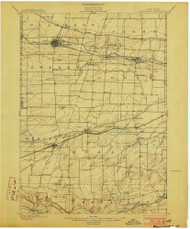 Brockport, NY 1899 (1899) USGS Old Topo Map 15x15 NY Quad