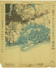 Brooklyn, NY 1898 (1898) USGS Old Topo Map 15x15 NY Quad
