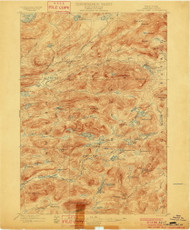 Canada Lake, NY 1900 (1900) USGS Old Topo Map 15x15 NY Quad