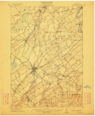Canton, NY 1911 (1911) USGS Old Topo Map 15x15 NY Quad