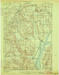 Cherry Creek, NY 1900 (1900) USGS Old Topo Map 15x15 NY Quad