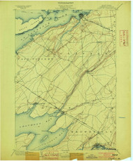 Clayton, NY 1903 (1903) USGS Old Topo Map 15x15 NY Quad