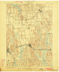 Clyde, NY 1902 (1902) USGS Old Topo Map 15x15 NY Quad