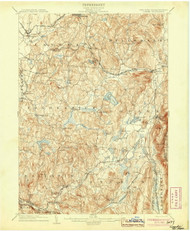 Copake, NY 1904 (1904) USGS Old Topo Map 15x15 NY Quad