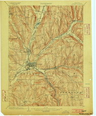 Cortland, NY 1903 (1903) USGS Old Topo Map 15x15 NY Quad