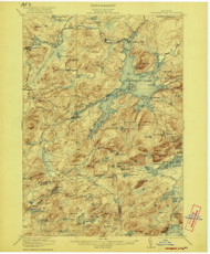 Cranberry Lake, NY 1921 (1921) USGS Old Topo Map 15x15 NY Quad