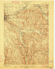 Dryden, NY 1900 (1900) USGS Old Topo Map 15x15 NY Quad