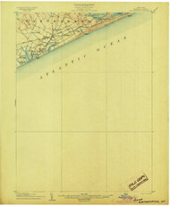 Easthampton, NY 1904 (1904) USGS Old Topo Map 15x15 NY Quad