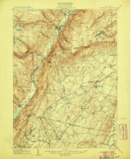 Ellenville, NY 1906 (1906) USGS Old Topo Map 15x15 NY Quad