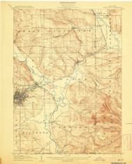 Jamestown, NY 1905 (1905) USGS Old Topo Map 15x15 NY Quad