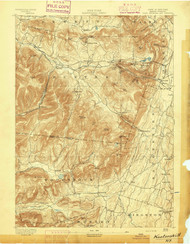 Kaaterskill, NY 1893 (1893) USGS Old Topo Map 15x15 NY Quad