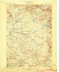 Lassellsville, NY 1903 (1903) USGS Old Topo Map 15x15 NY Quad