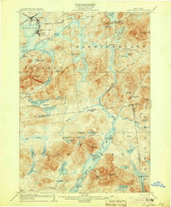 Long Lake, NY 1904 (1904) USGS Old Topo Map 15x15 NY Quad
