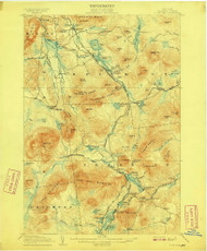 Loon Lake, NY 1908 (1908) USGS Old Topo Map 15x15 NY Quad