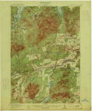 Lyon Mountain, NY 1913 (1913) USGS Old Topo Map 15x15 NY Quad