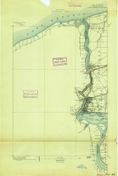 Niagara Falls, NY 1894 (1894) USGS Old Topo Map 15x15 NY Quad
