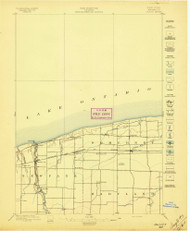 Olcott, NY 1897 (1897) USGS Old Topo Map 15x15 NY Quad