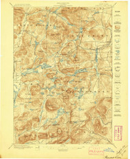 Paradox, NY 1897 (1897) USGS Old Topo Map 15x15 NY Quad
