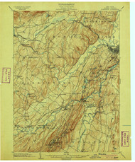 Rosendale, NY 1903 (1903) USGS Old Topo Map 15x15 NY Quad