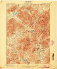 Santanoni, NY 1904 (1904) USGS Old Topo Map 15x15 NY Quad