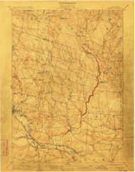Taberg, NY 1905 (1912) USGS Old Topo Map 15x15 NY Quad