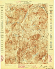 Thirteenth Lake, NY 1898 (1898) USGS Old Topo Map 15x15 NY Quad