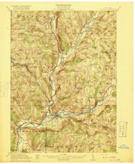 Unadilla, NY 1918 (1918) USGS Old Topo Map 15x15 NY Quad