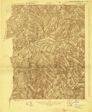 Walton, NY 1923 (1923) USGS Old Topo Map 15x15 NY Quad