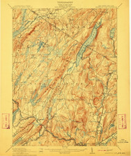 Greenwood Lake, NJ 1910 (1910) USGS Old Topo Map 15x15 NY Quad