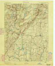 Ramapo, NJ 1891 (1891) USGS Old Topo Map 15x15 NY Quad